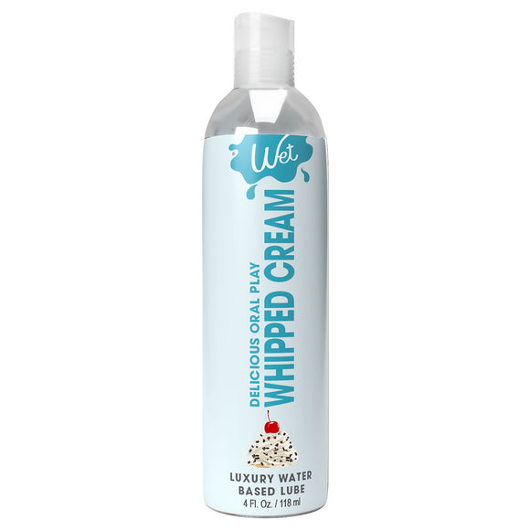 Wet Delicious Oral Play - Whipped Cream -  Waterbased Flavored Lubricant 4 Oz WT21569