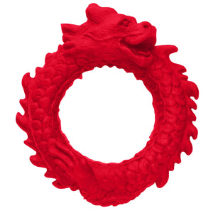 Rise of the Dragon Silicone Cock Ring - Red CC-AH296