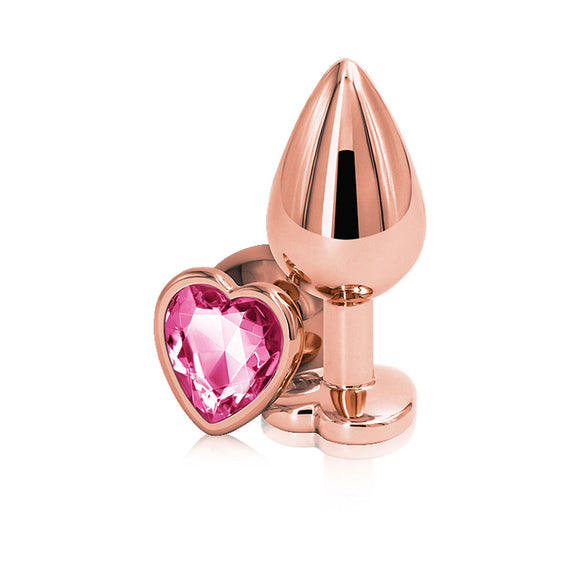 Rear Assets - Rose Gold Heart - Medium - Pink NSN0963-24