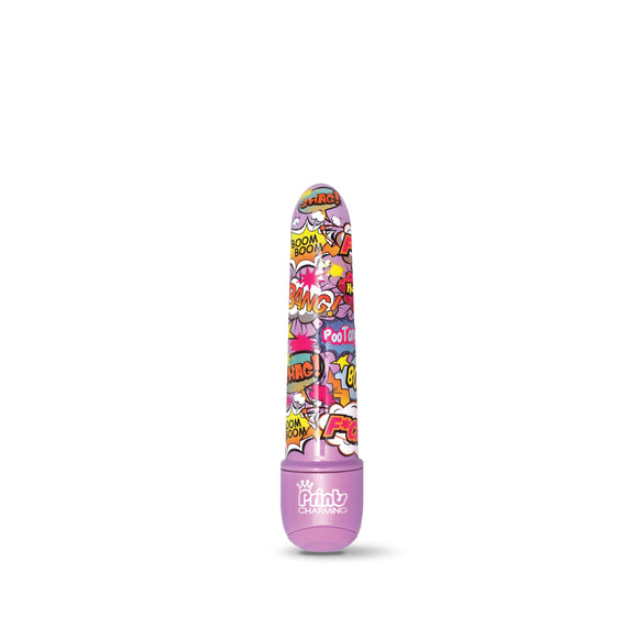 Prints Charming Pop Tease 5 Inch Mini Vibe - Fuck  Purple GN-1000201