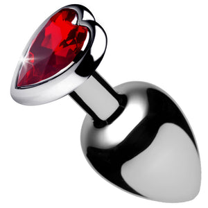 Red Heart Gem Anal Plug - Large BTYS-AF633-LARGE