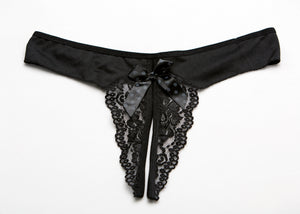 Panty Spandex W/box Accent Black - Os HOT-31029BLK