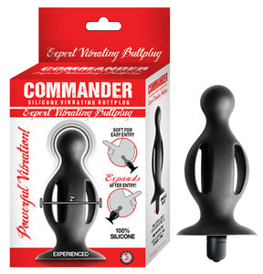 Commander Expert Vibrating Buttplug - Black NW2874